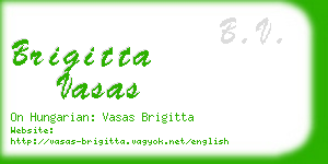 brigitta vasas business card